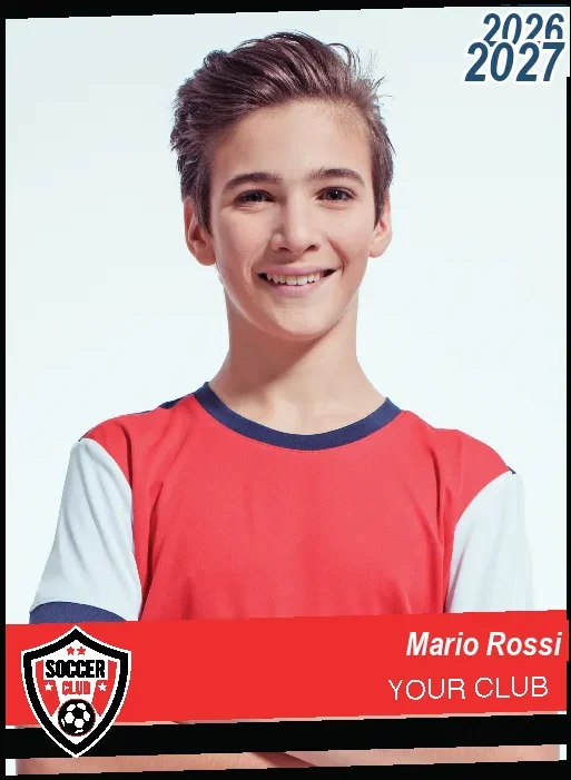 Esempio di figurina olografica di un atleta